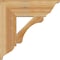 Ekena Millwork Legacy Traditional Rough Sawn Bracket, Western Red Cedar, 6"W x 22"D x 22"H BKT06X22X22LEC01RWR - alternate 4